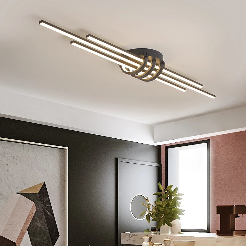Lámpara Colgante LED con Control Remoto y App — Sala y Comedor