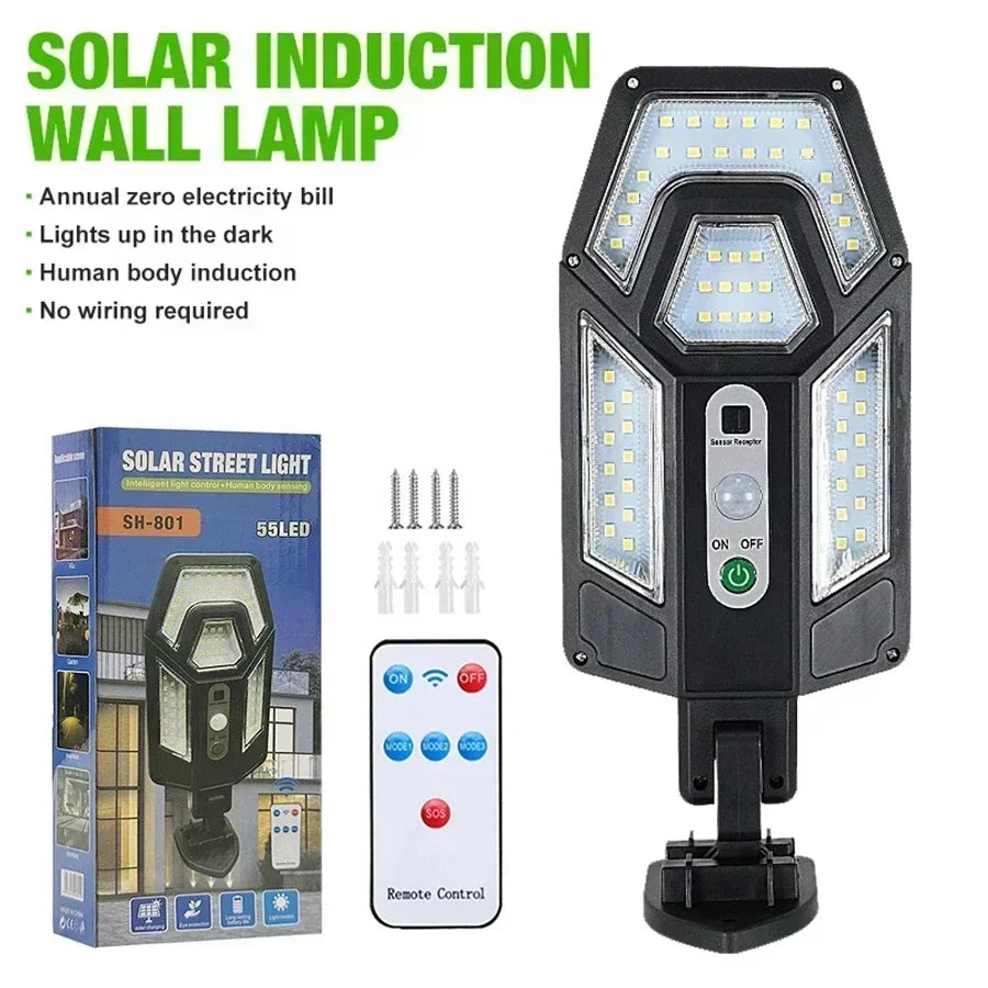 Reflector Solar COB Alta Potencia — Garaje y Entrada