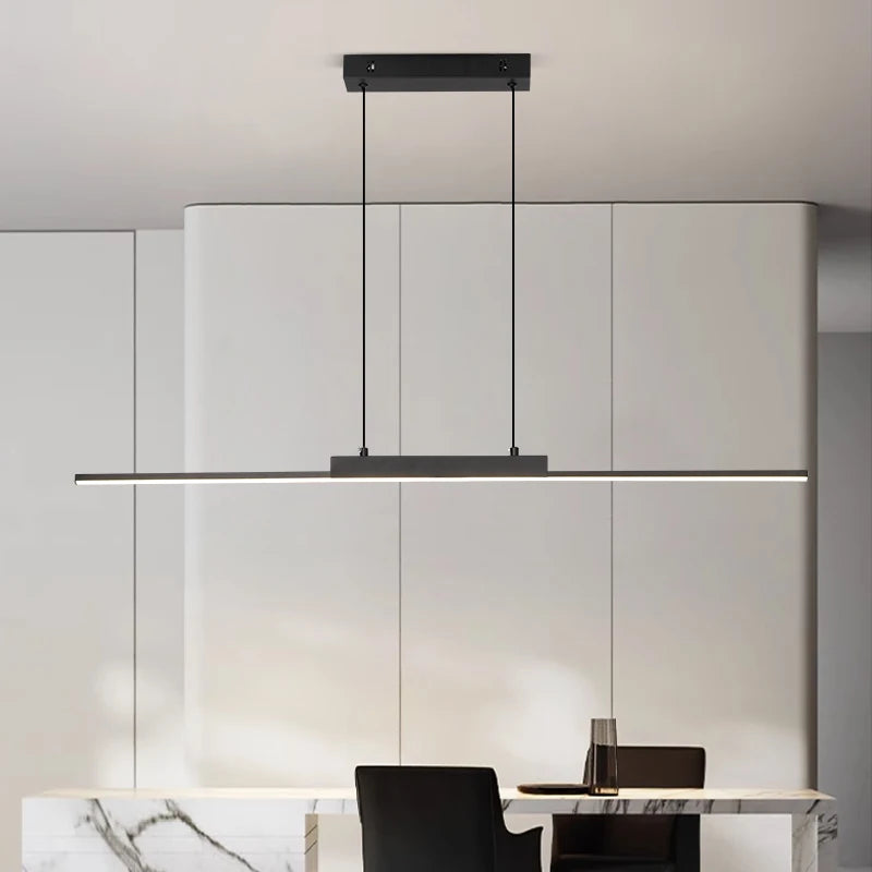 Lámpara Colgante Lineal LED 100cm — Comedor y Cocina
