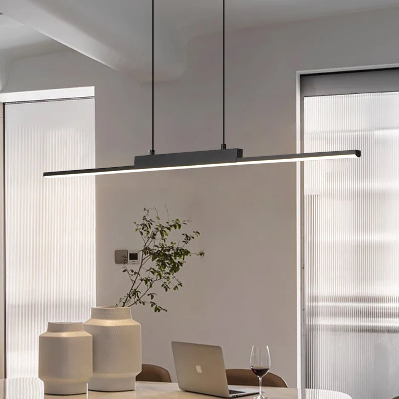 Lámpara Colgante Lineal LED 100cm — Comedor y Cocina