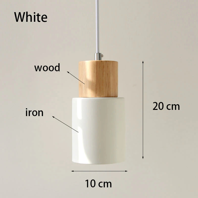 Lámpara Colgante Minimalista Nórdica — Recámara y Bar