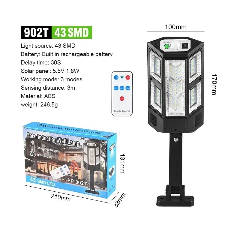Reflector Solar COB Alta Potencia — Garaje y Entrada