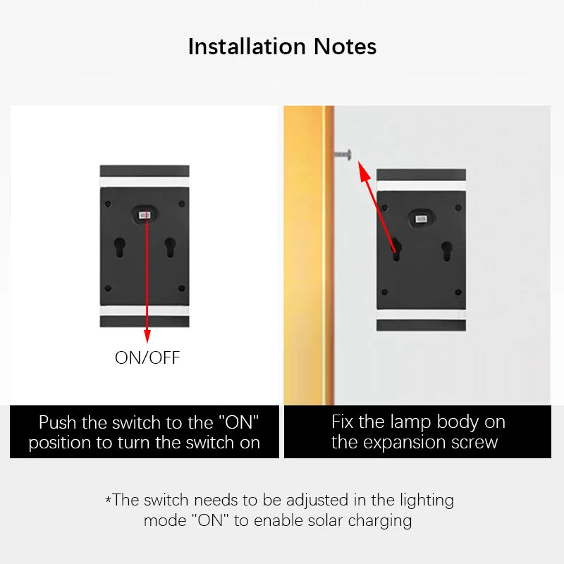 Lámpara Solar de Pared Doble Luz — Jardín y Fachada