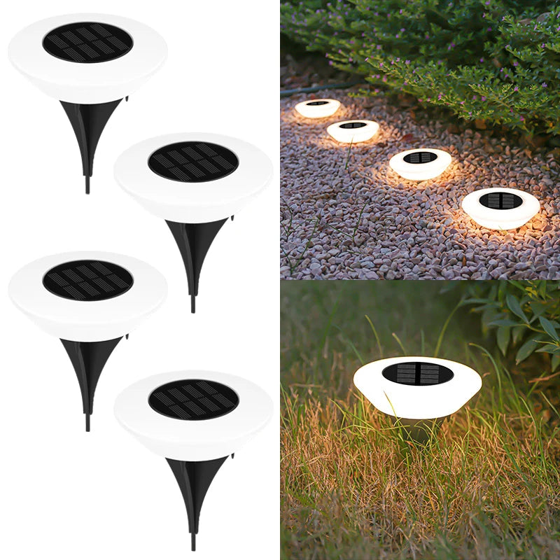 Luces Solares Rasantes de Jardín 14LED — Pack 1 a 4