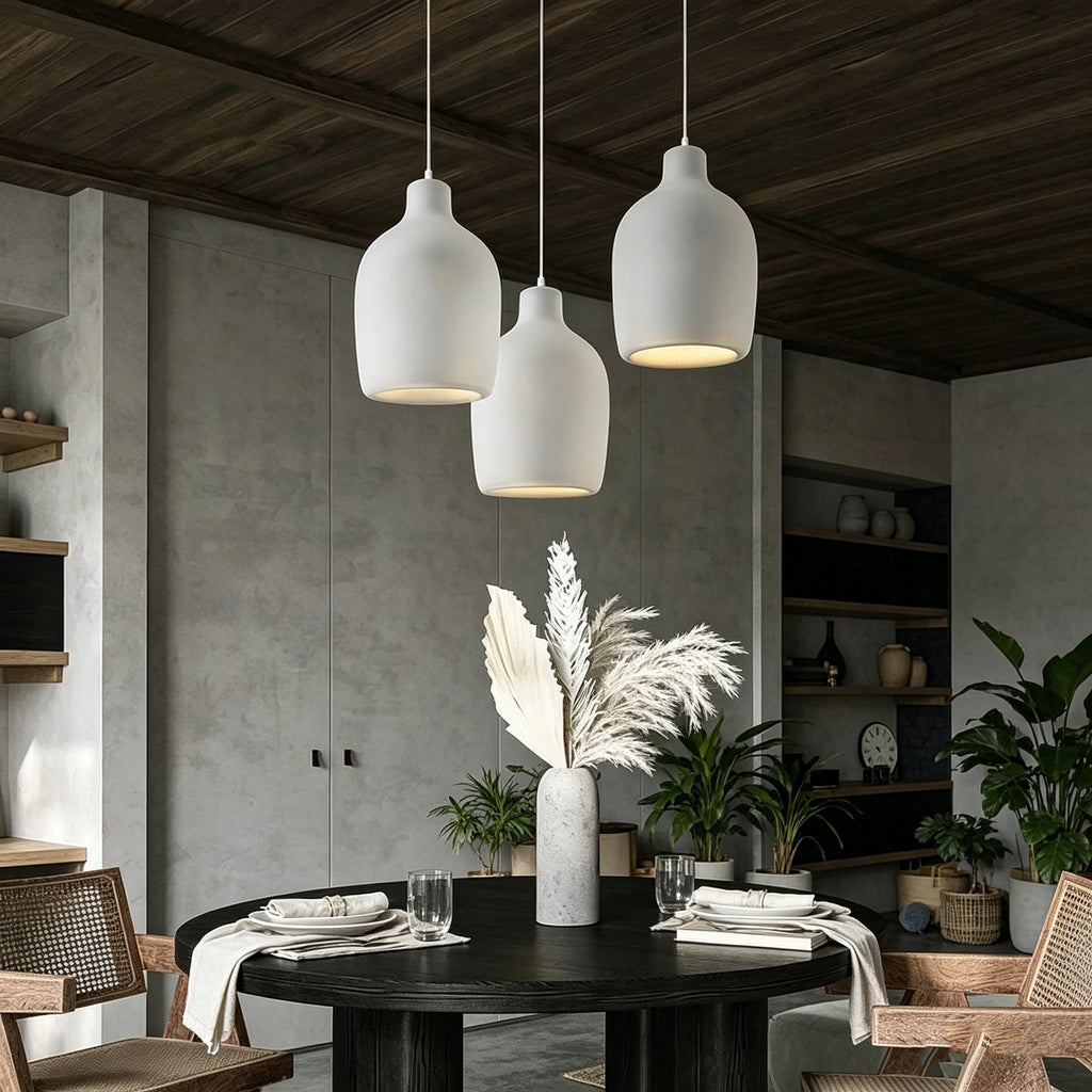 Lámpara Colgante Semiesférica Wabi Sabi — Sala y Comedor