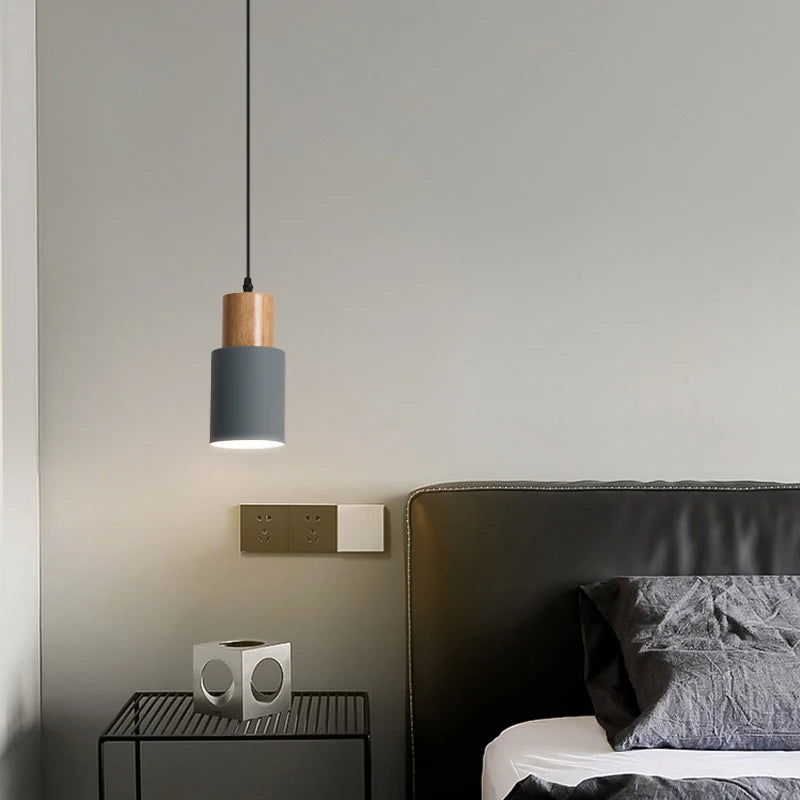 Lámpara Colgante Minimalista Nórdica — Recámara y Bar