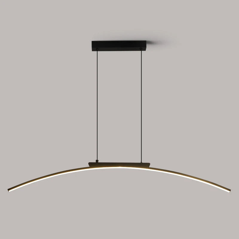 Lámpara Colgante LED de Arco — Comedor y Cocina