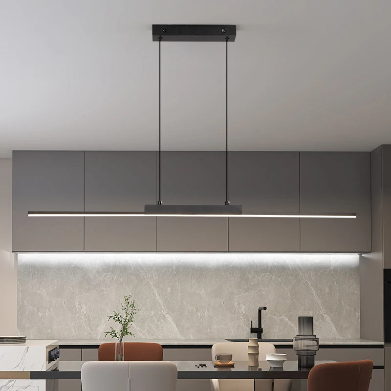 Lámpara Colgante Lineal LED 100cm — Comedor y Cocina