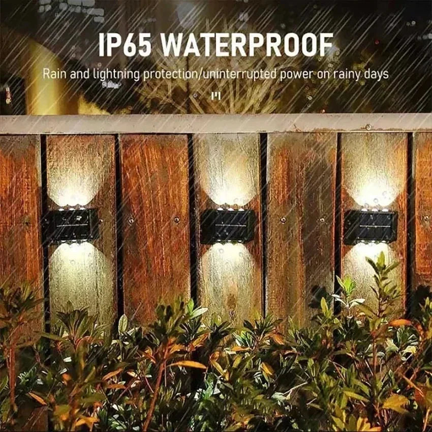 Lámpara Solar Decorativa 8LED — Barandal y Jardín