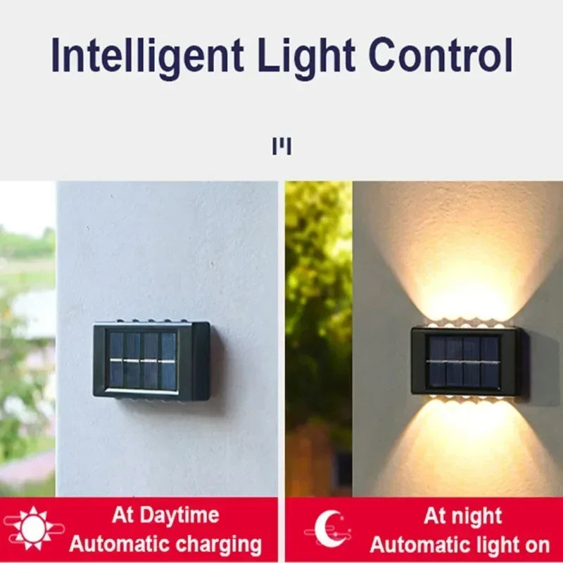 Lámpara Solar Decorativa 8LED — Barandal y Jardín