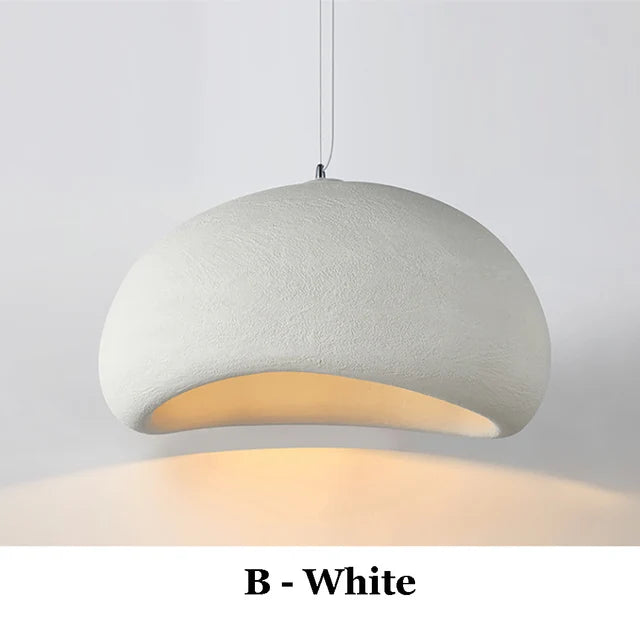 Lámpara Colgante Wabi Sabi Gran Formato — Sala de Lujo