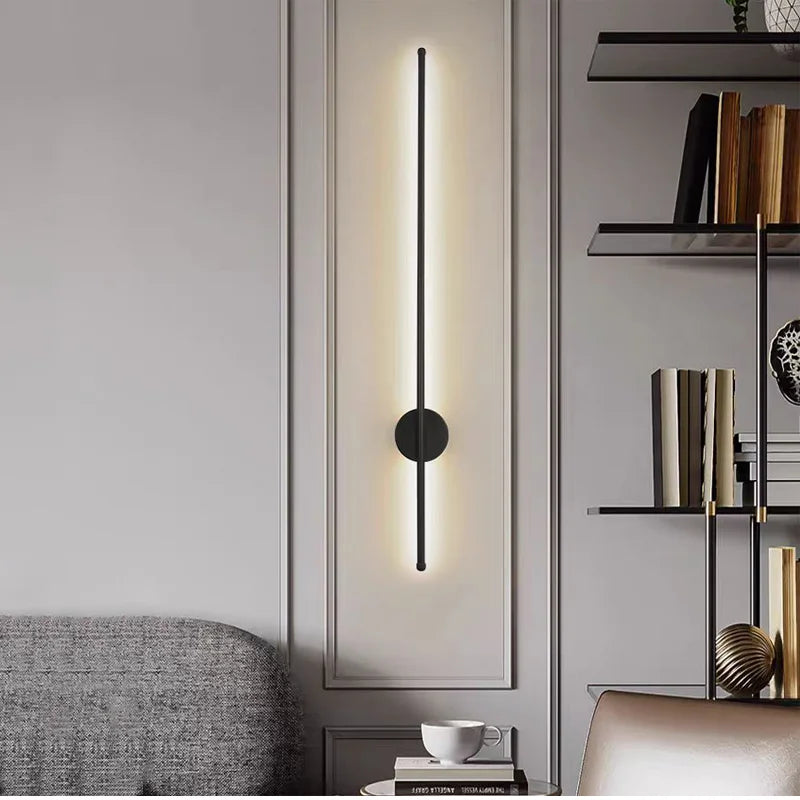 Aplique de Pared LED Lineal — Sala y Recámara