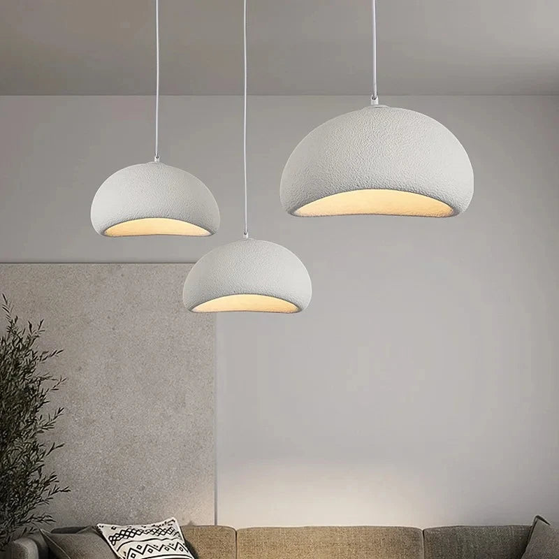 Lámpara Colgante Wabi Sabi Gran Formato — Sala de Lujo