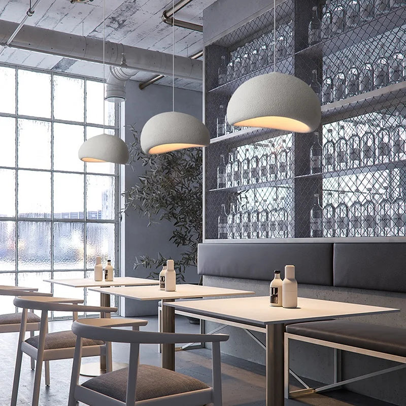 Lámpara Colgante Wabi Sabi Gran Formato — Sala de Lujo