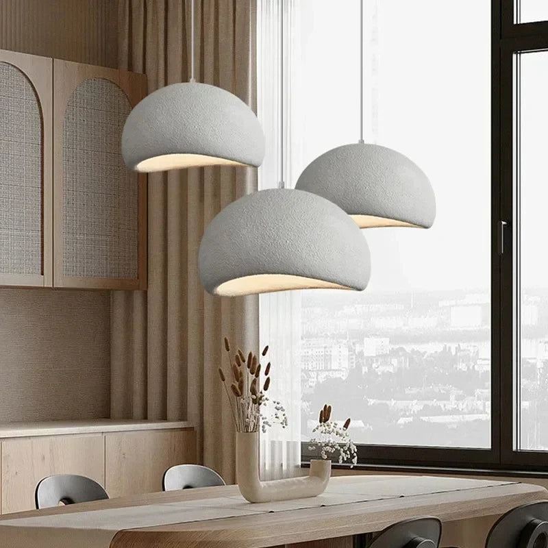 Lámpara Colgante Wabi Sabi Orgánica — Comedor y Sala