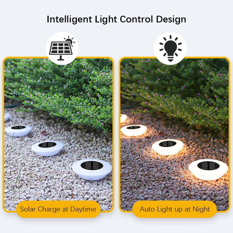 Luces Solares Rasantes de Jardín 14LED — Pack 1 a 4