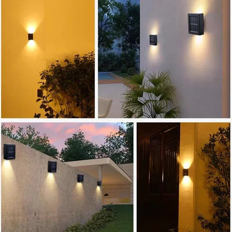 Lámpara Solar Decorativa 8LED — Barandal y Jardín